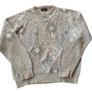 VINTAGE CREWNECK PULLOVER SWEATER SIZE LARGE | X1‎